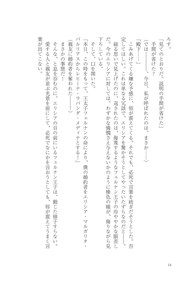 悪妻エリシアの結婚～愛するつもりのない旦那様、覚悟はよろしいですか～　明夜明琉・木ノ下きの
